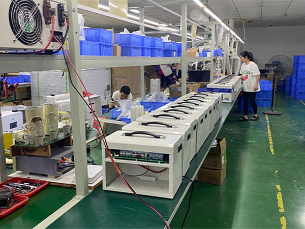 Portable energy storage assembly line
